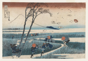 Katsushika Hokusai, 1830-33: Ejiri, Provincia de Suruga
